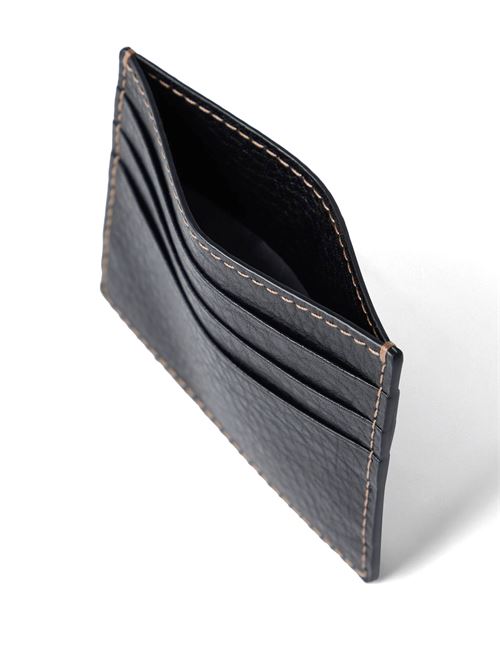 Card holder with embossed logo Brunello Cucinelli | MWZIU335C101